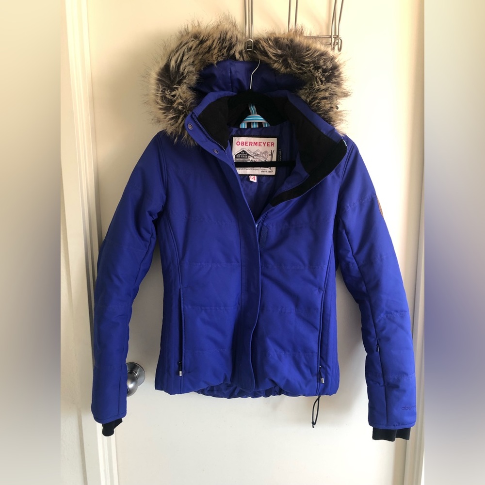 Obermeyer Women’s Tuscany Jacket, Size 4, Color Blue